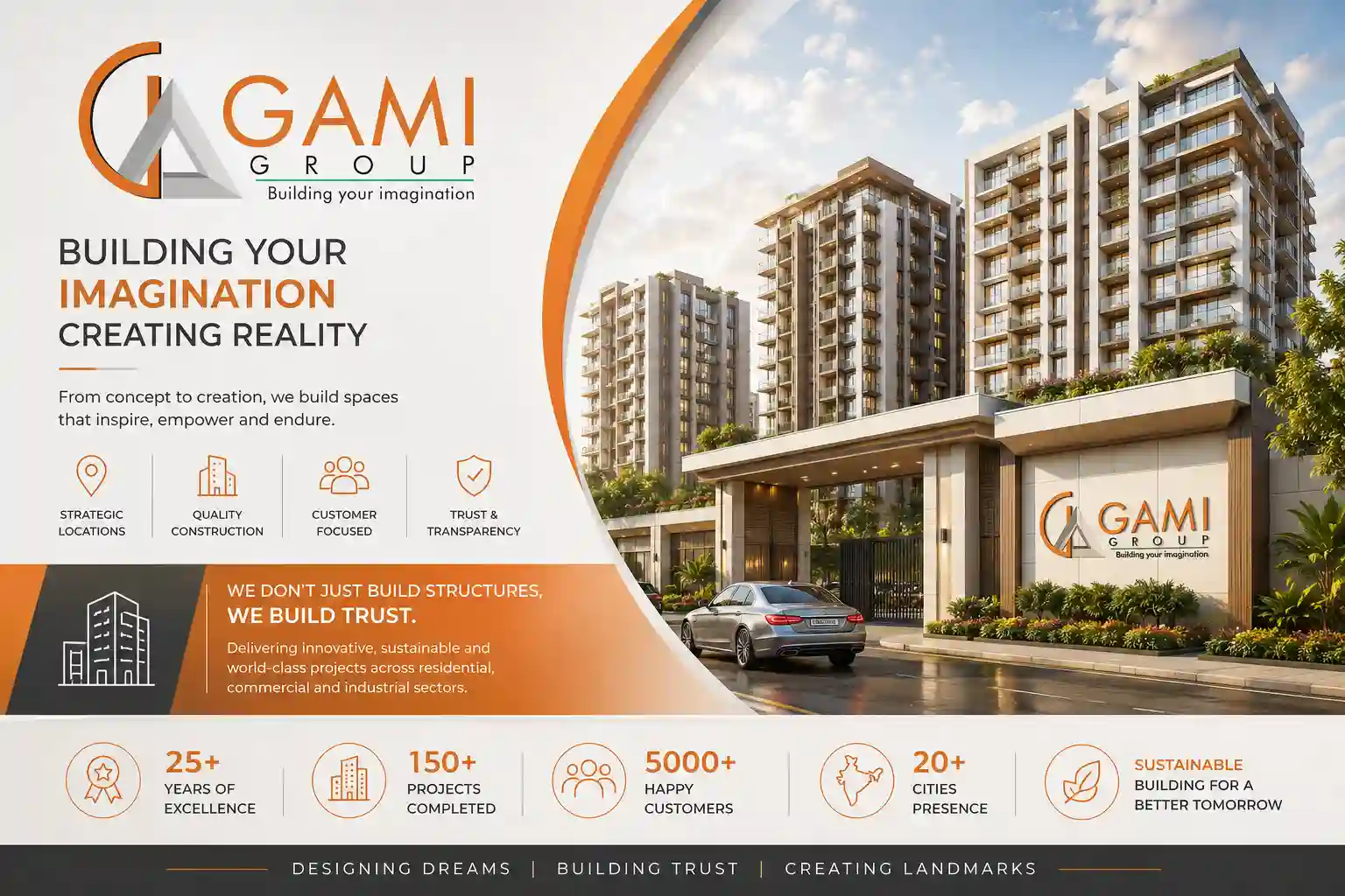Gami Group official logo for upcoming projects in Panvel Navi Mumbai